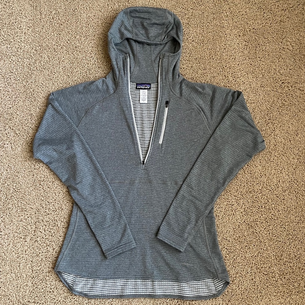 Patagonia Capilene 4 Expedition Weight Quarter-Zip Hoodie XL - NWOT